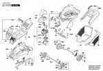 Bosch 3 600 HA4 303 Rotak 43 M Lawnmower 230 V / Eu Spare Parts